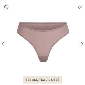 NWT SKIMS FITS EVERYBODY THONG 3X PLUM/PURPLE